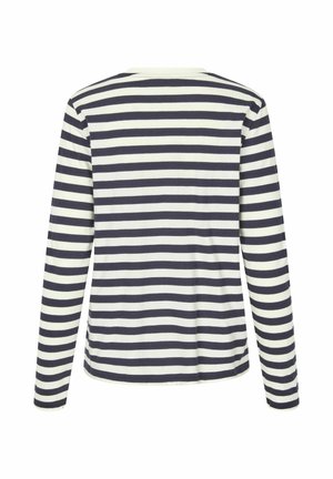 BEEJA LS-M - Langærmet T-shirt - night sky sugar stripe