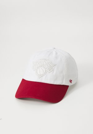 '47 NBA NEW YORK KNICKS '47  COURTSIDE CLEAN UP UNISEX - Sapka - white/red