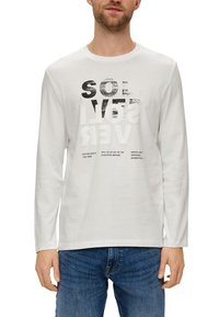 s.Oliver MIT LABEL - Langarmshirt - weiß