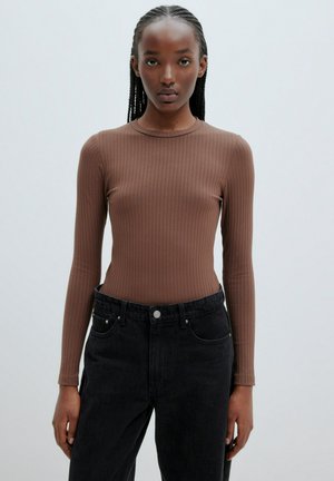 GINGER - Long sleeved top - braun