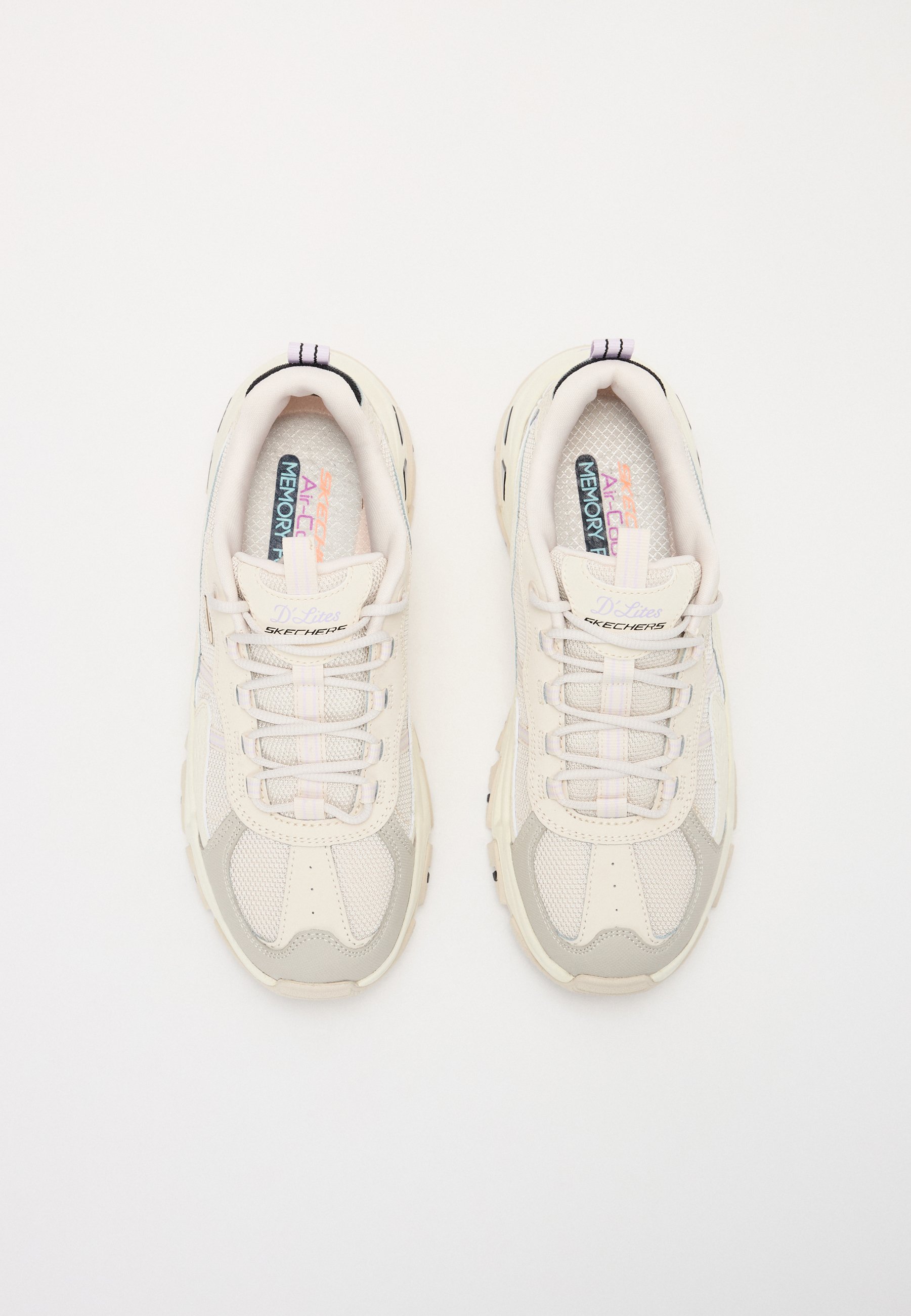 Skechers D LITES HIKER - Sneakers low - beige/alb natural - Zalando.ro