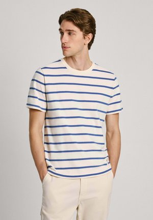 Pepe Jeans ALESSANDRO - Marškinėliai su spaudiniu - ivory white