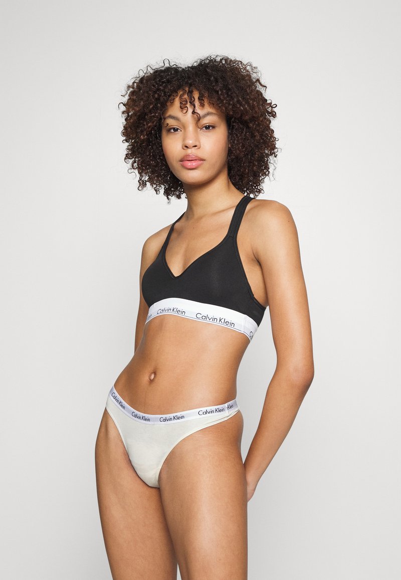 Calvin Klein Underwear THONG 3 PACK String silver/vanilla/iris