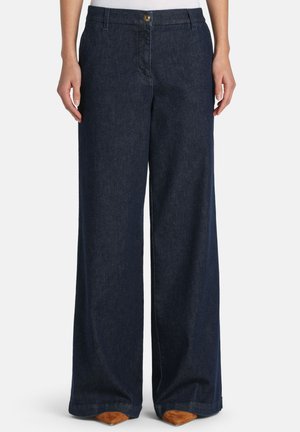 ARGILLA - Wide leg - blu scuro