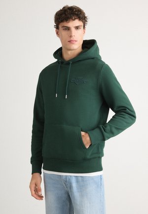 TONAL SHIELD HOODIE - Hættetrøje - tartan green