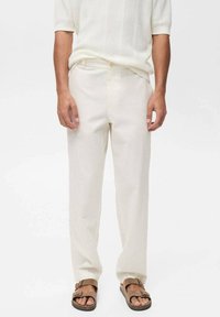 Mango - Trousers - écru Thumbnail Image 1