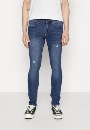Only & Sons ONSWARP LIFE - Kitsa lõikega teksad - dark blue denim