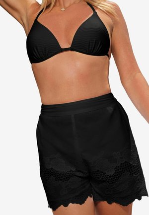 BRODERIE DETAIL REGULAR FIT - Plavecké šortky  - black