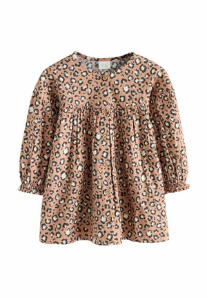 LONG SLEEVE BUTTON THROUGH - Vardagsklänning - animal