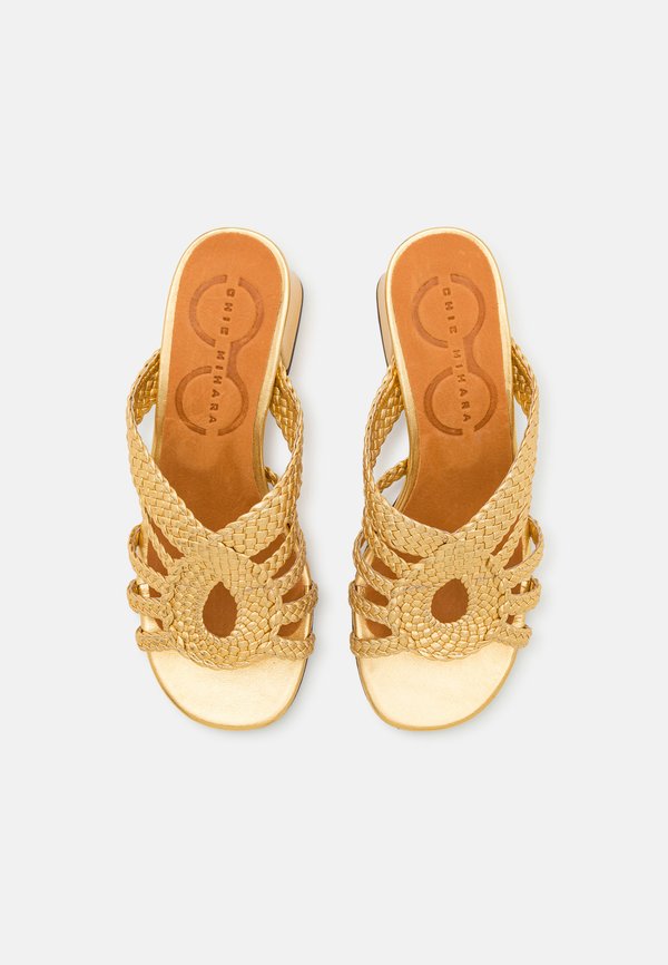 LALYA - Heeled mules - citroen gold3