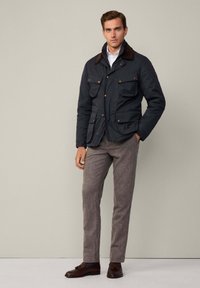 Hackett London DRYWAX 4 PKT VELO - Outdoorjas - midnight blue