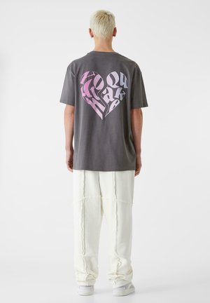 Lost Youth HEART - Tricou cu imprimeu - darkgrey