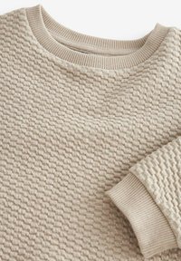 Next TEXTURED CREW - Sweatshirt - cement