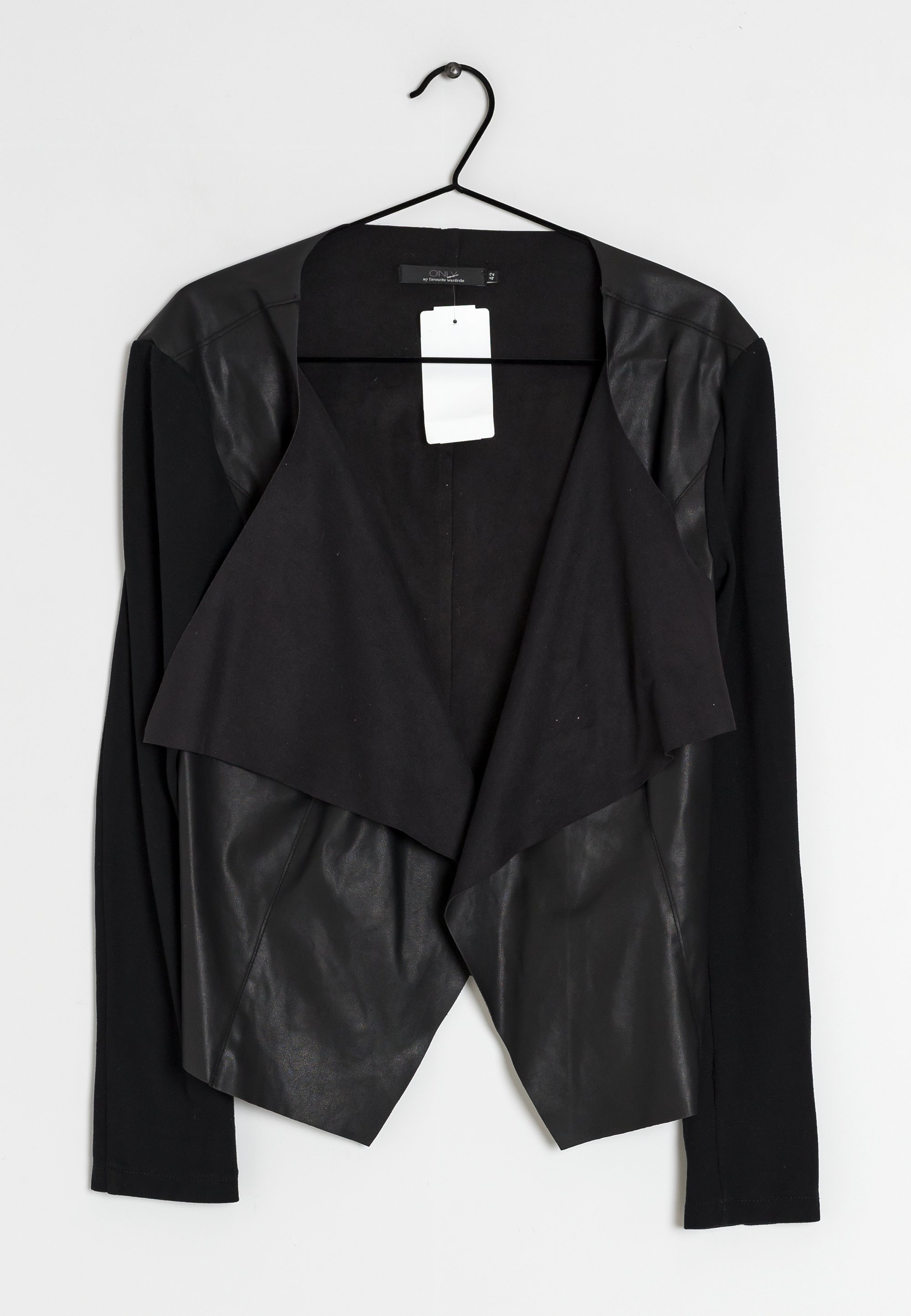 Clothes Leather Jacket Lipsy Waterfall Jacket ONLY Faux Leather