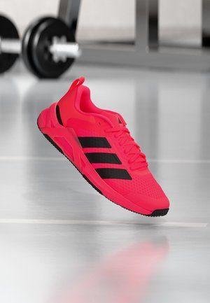 adidas Performance, DROPSET CONTROL TRAINING SHOES - Тренировъчна обувка - solar turbo/core black/solar turbo