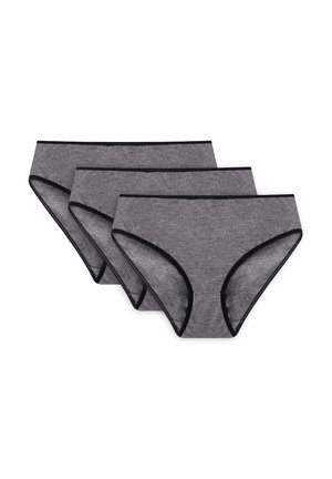 3-PACK - Slip - black elastic anthracite