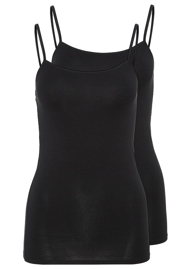 ESSENTIALS 2 PACK - Hemd - black