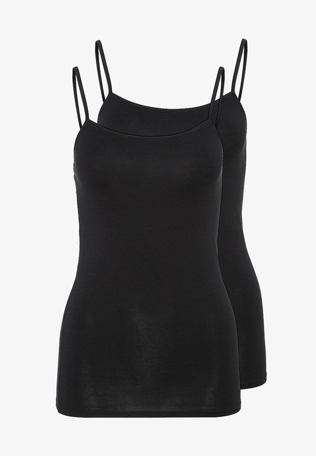 ESSENTIALS 2 PACK - Hemd - black