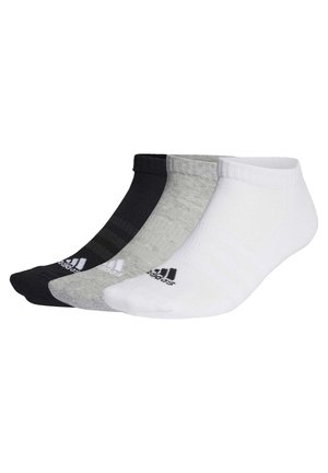 Calcetines tobilleros - medium grey heather/white   black