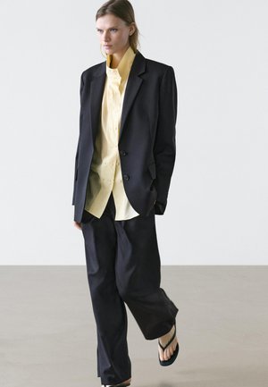 Massimo Dutti EXTRA-SLIM TWO-BUTTON - Blejzr - dark blue