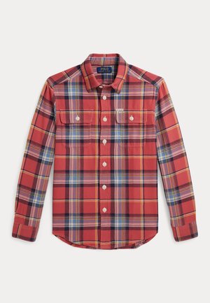 Polo Ralph Lauren, PLAID COTTON FLANNEL SHIRT 7-14Y - Shirt - red/blue