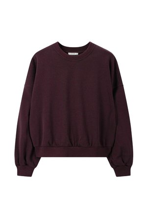 MIT DETAILS  - Sweatshirt - dunkelbraun