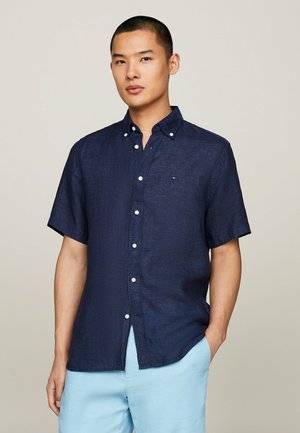 SHORT SLEEVE REGULAR FIT - Camicia - carbon navy