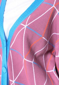 Cesare Gaspari Vest - pink blue