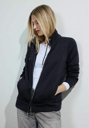 Cecil ZIPPER  - Felpa con zip - blau