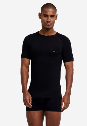 FALKE, T-SHIRT - Unterhemd/-shirt - black
