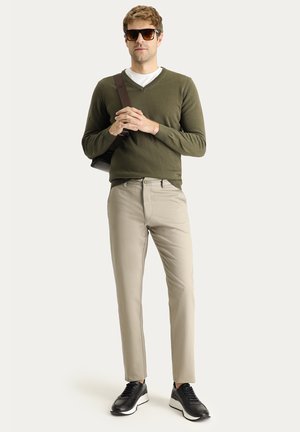 CASUAL  - Trousers - light mink