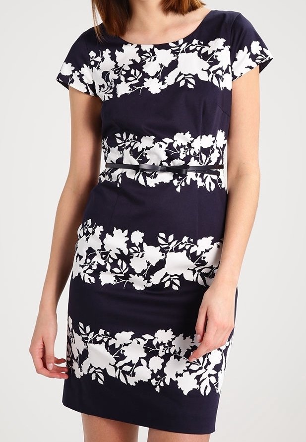 comma Robe fourreau - dark blue