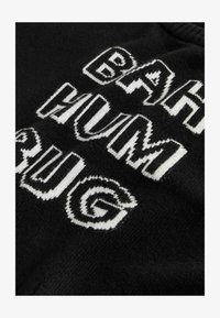 Unselected, black lambswool graphic bah humbug