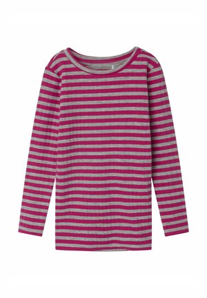 Name it OBERTEIL MIT LANGEN ÄRMELN  - Langarmshirt - pink glo