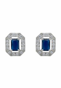 Latelita WHISTLEDOWN GEMSTONE STUD EARRINGS SAPPHIRE SILVER - Fülbevalók - metal