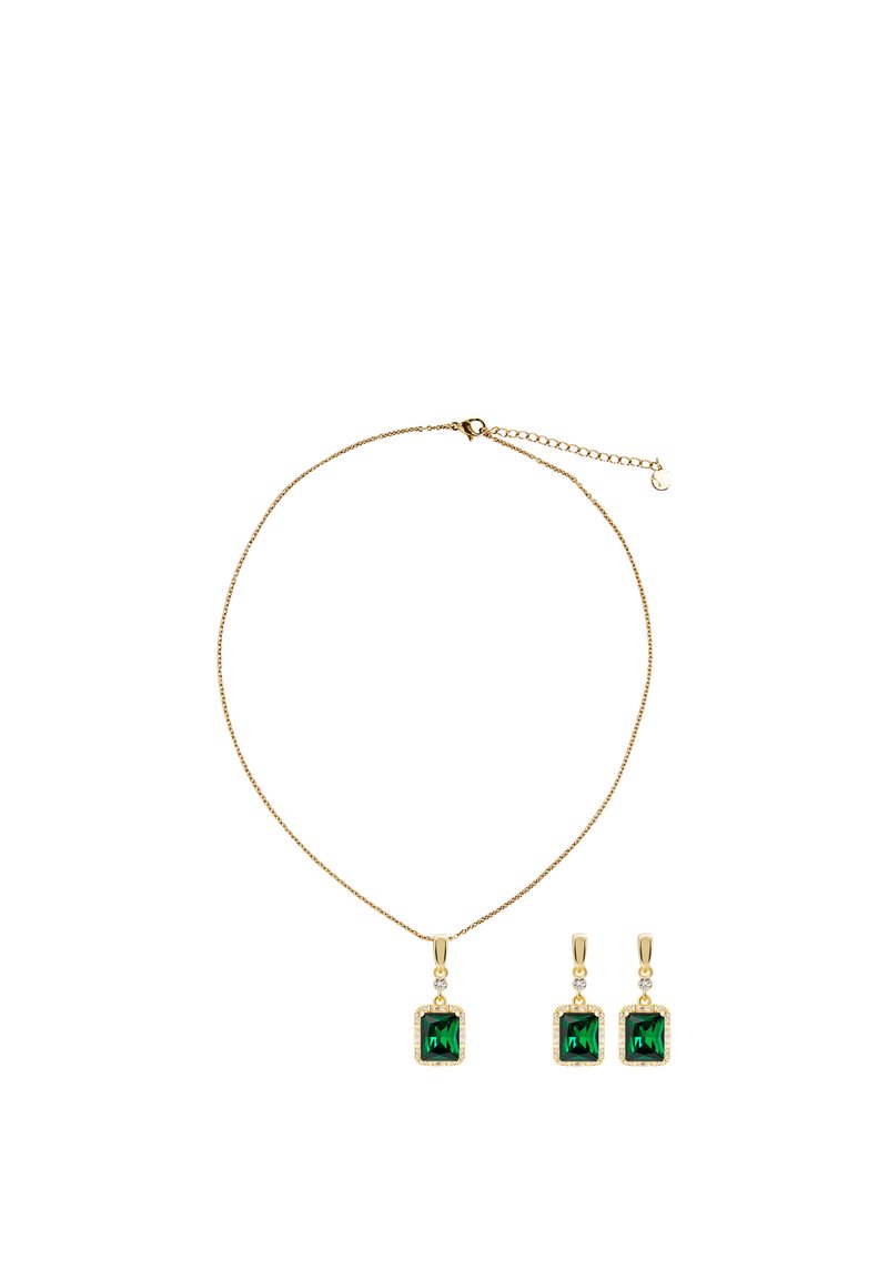 Boucles D'oreilles En Or Jaune « VLADIMIR » - Avec Rubis Et Diamants - Puces Neuves Avec étiquettes
