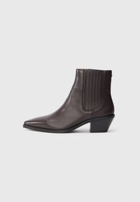 NIARA - Bota de tornozelo estilo cowboy/motociclista - open purple