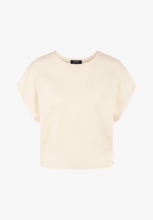 Marc Cain, Basic T-shirt - bright ecru