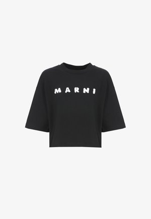 Marni, T-shirt con stampa - nero