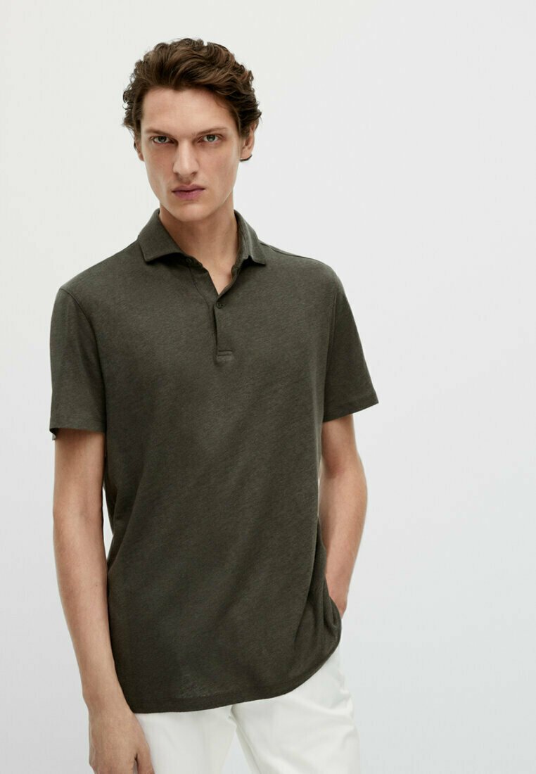 hunter green mens polo