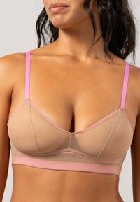 MESH BALCONETTE - Balconette BH - sand candy pink