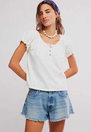 Free People ISSA TEE - Osnovna majica kratkih rukava - clean ivory