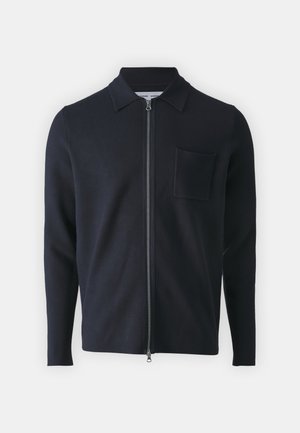 Samsøe Samsøe GUNA ZIP - Kardiganas - sky captain
