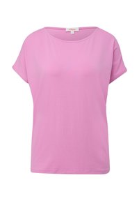 s.Oliver MIT ÜBERSCHNITTENER SCHULTER IM RELAXED FIT - T-Shirt basic - rosa