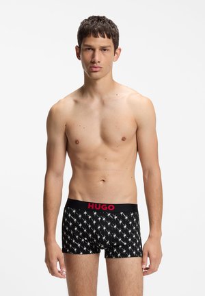HUGO, TRUNK TRIPLET GIFT 3 PACK - Boxer aderenti - open red
