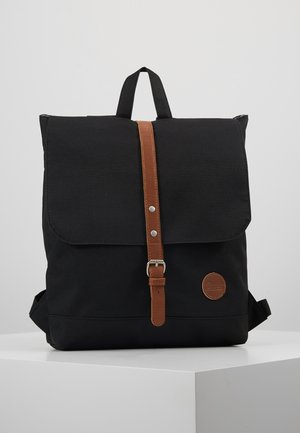BACKPACK MINI ENVELOPE - Rucksack - black/tan