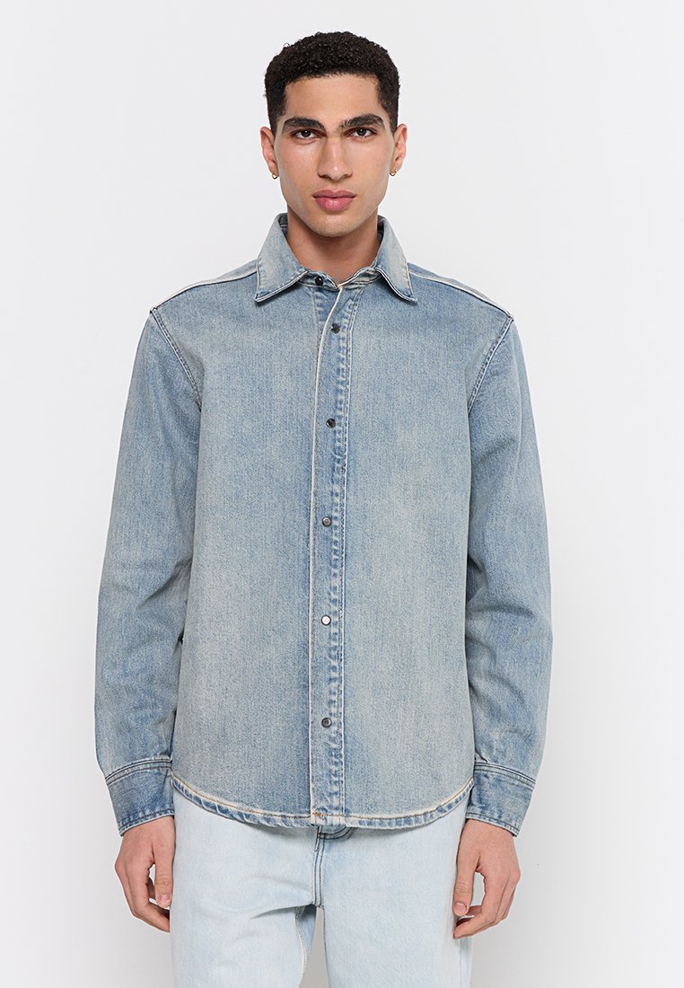 7 For All Mankind Overhemd lichtblauw