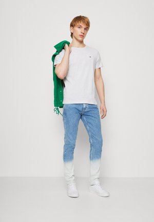 SLIM TEE 2 PACK - T-shirt basic - silver grey/turquoise