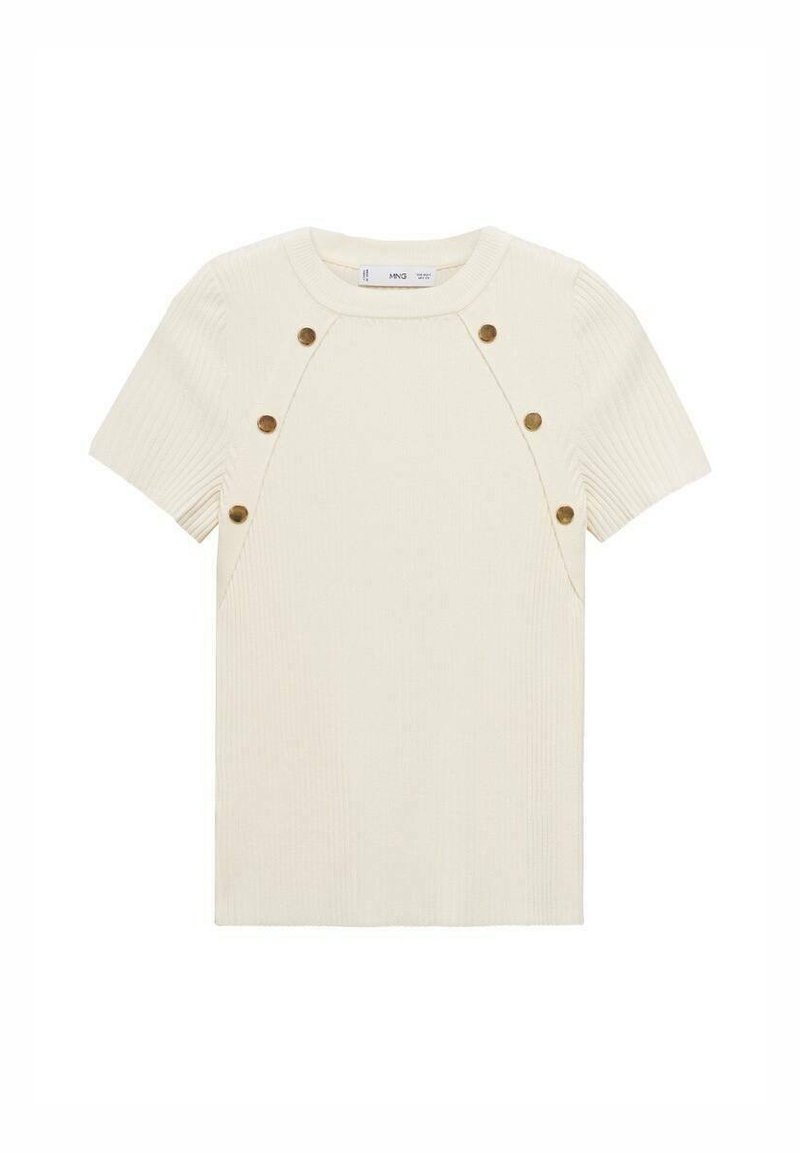 Mango T-shirt basic crème