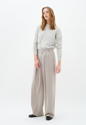 InWear ZAIIW WIDE - Pantaloni - clay melange